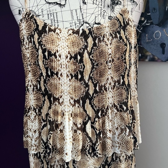 Gibson Python Print Dress NWT - Picture 3 of 10